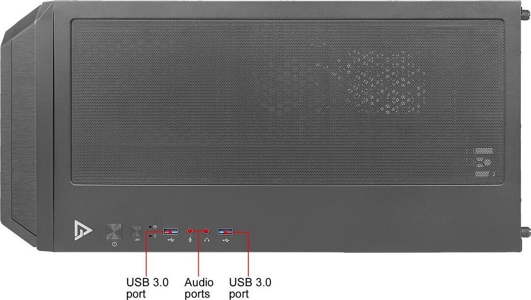 Antec 0-761345-80050-1 kaina ir informacija | Korpusai | pigu.lt