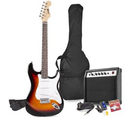 Elektrinės gitaros paketas Sunburst Max GigKit kaina ir informacija | Gitaros | pigu.lt