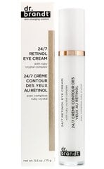 Крем для контура глаз Dr. Brandt, 24/7 Retinol, 15 г цена и информация | Сыворотки, кремы для век | pigu.lt