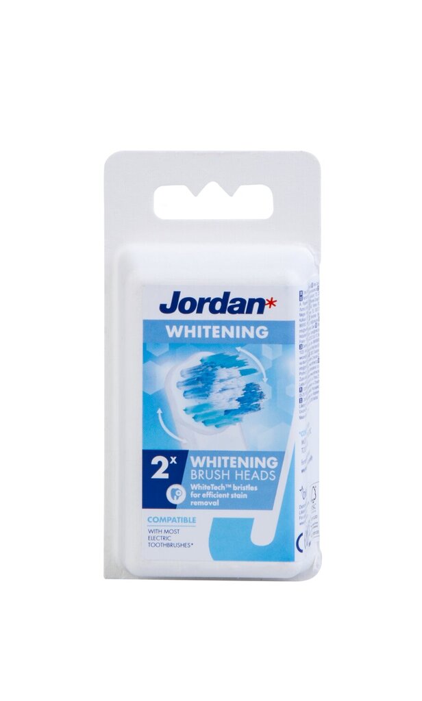 Jordan Whitening цена и информация | Elektrinių dantų šepetėlių antgaliai | pigu.lt