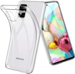 Dėklas telefonui skirtas Samsung Galaxy A71, skaidri kaina ir informacija | Telefono dėklai | pigu.lt