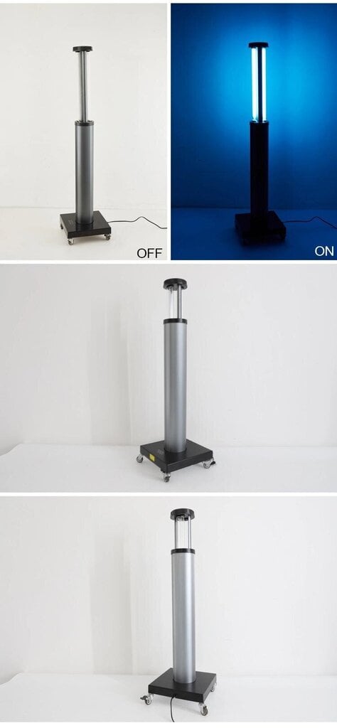 Antibakterinė ultravioletinė kvarcinė lempa UV-C 200W Ozone цена и информация | Apsauginės sienelės, dezinfekcinės stotelės | pigu.lt