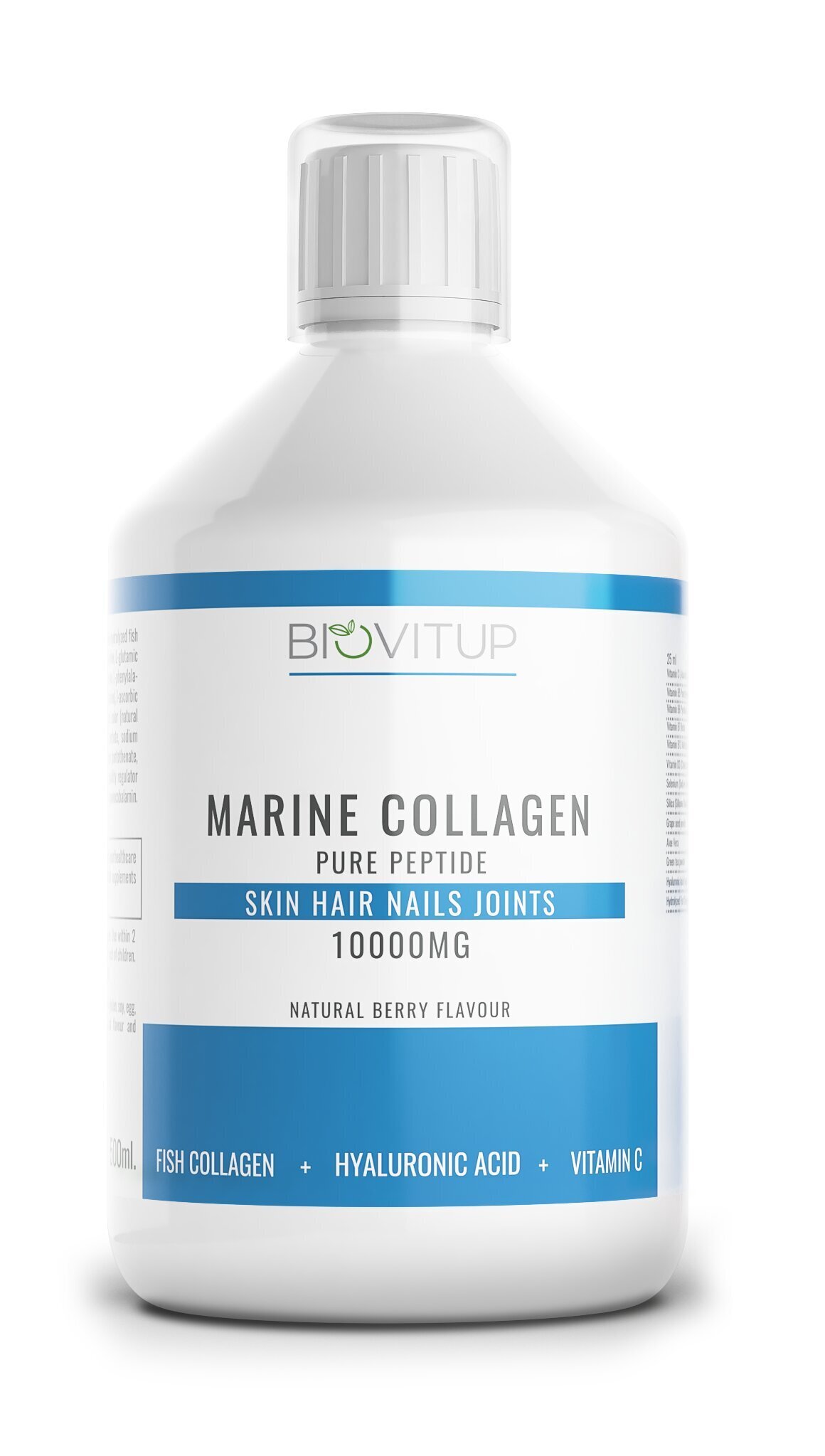 Maisto papildas Biovitup Jūrinis Kolagenas 10000 mg, 500 ml kaina | pigu.lt