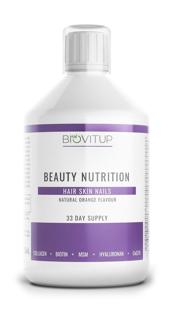 Maisto papildas Biovitup Beauty Nutrition, 500 ml цена и информация | Vitaminai, maisto papildai, preparatai grožiui | pigu.lt