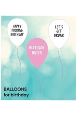 Комплект из 3 латексных воздушных шариков Birthday цена и информация | Шарики | pigu.lt