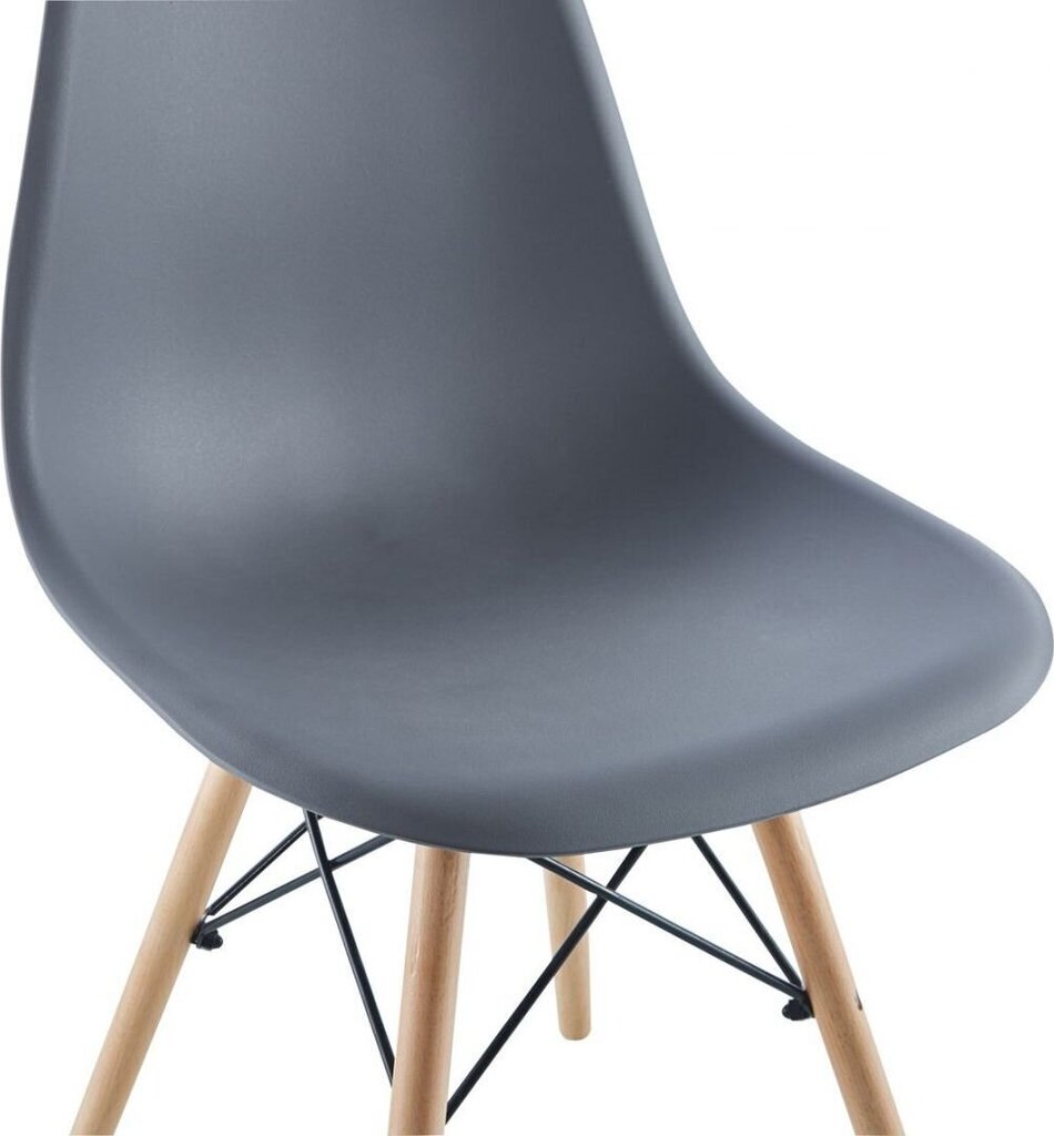 4-ių valgomojo kėdžių komplektas Saska Garden Matera, pilkas kaina ir informacija | Virtuvės ir valgomojo kėdės | pigu.lt