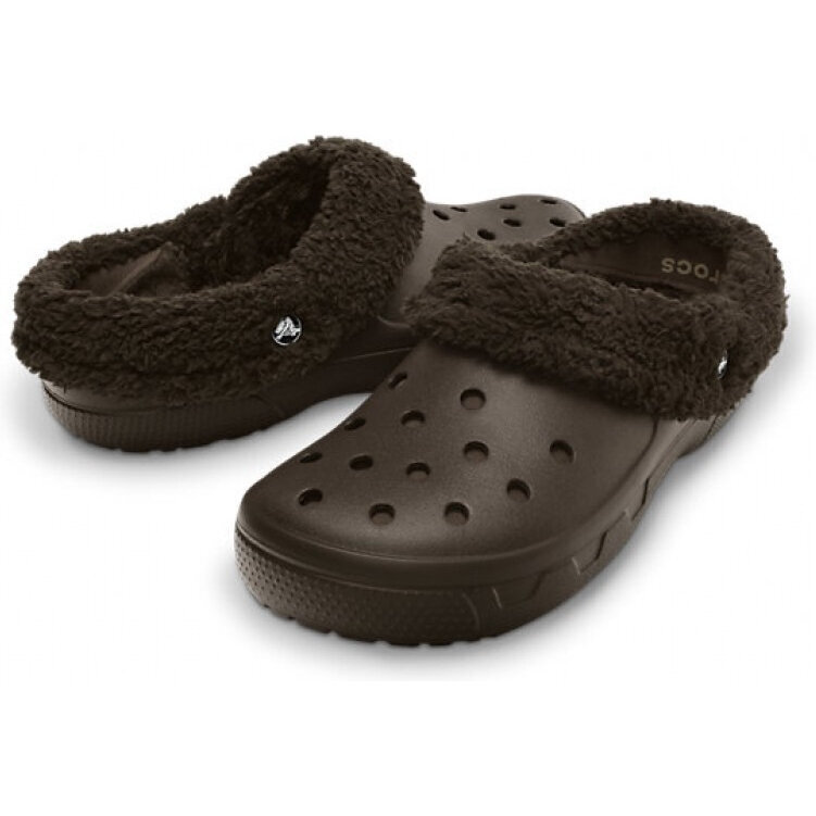 Šlepetės moterims Crocs™ Mammoth Evo Clog, ruda kaina ir informacija | Šlepetės moterims | pigu.lt