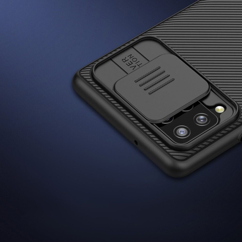 Dėklas telefonui Nillkin CamShield Pro, skirtas Samsung Galaxy A42 5G, juodas kaina ir informacija | Telefono dėklai | pigu.lt