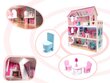 Lėlių namelis su priedais ir LED apšvietimu kaina ir informacija | Žaislai mergaitėms | pigu.lt