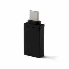 Универсальный OTG Адаптер Fusion Type-C на USB 3.0 подключение, черный цена и информация | Адаптеры, USB-разветвители | pigu.lt