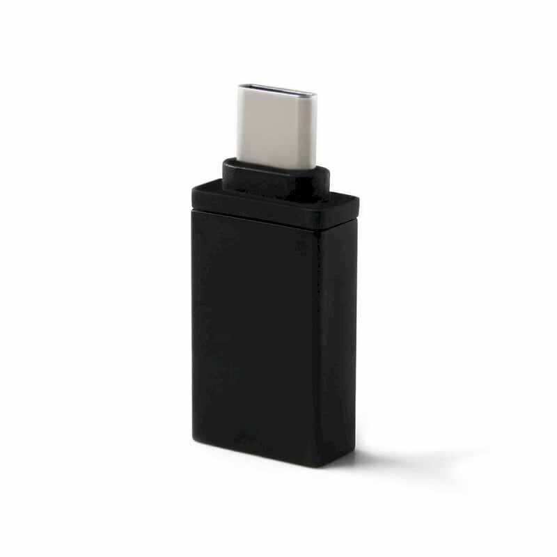 Universalus OTG adapteris Fusion C tipo - USB 3.0 jungtis, juodas (OEM) kaina ir informacija | Adapteriai, USB šakotuvai | pigu.lt
