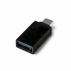 Универсальный OTG Адаптер Fusion Type-C на USB 3.0 подключение, черный цена и информация | Адаптеры, USB-разветвители | pigu.lt