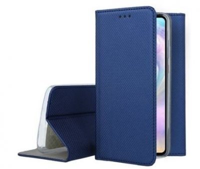 Hallo Smart Magnet Book Case Knygų telefono dėklas Apple iPhone XR Mėlyna kaina ir informacija | Telefono dėklai | pigu.lt