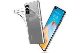 Hallo Ultra Back Case 1mm Silikoninis telefono dėklas Huawei P40 Pro Skaidrus kaina ir informacija | Telefono dėklai | pigu.lt