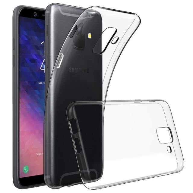 Hallo Ultra Back Case 0.3mm Silikoninis telefono dėklas Samsung A600 Galaxy A6 (2018) Skaidrus цена и информация | Telefono dėklai | pigu.lt