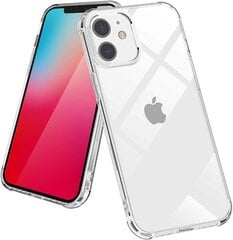 Hallo Ultra Back Case 1mm Silikoninis telefono dėklas Apple iPhone 12 / 12 Pro Skaidrus kaina ir informacija | Telefono dėklai | pigu.lt