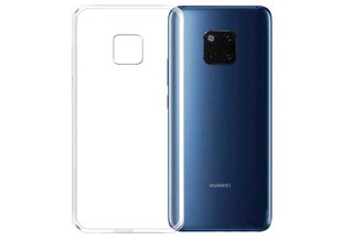 Hallo Ultra Back Case 0.3 мм Силиконовый чехол для Huawei Mate 20 Прозрачный цена и информация | Чехлы для телефонов | pigu.lt