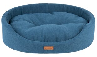 Amiplay овальный лежак Montana Blue S, 46x38x13 см цена и информация | Лежаки, домики | pigu.lt