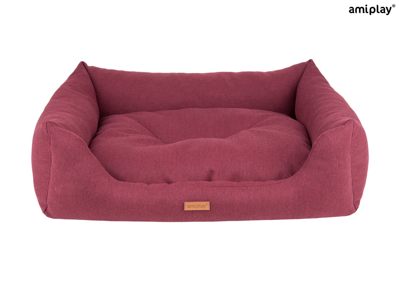 Amiplay guolis Sofa Montana Burgundy S, 58x46x17 cm kaina ir informacija | Guoliai, pagalvėlės | pigu.lt