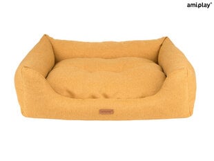 Amiplay лежак диван Montana Yellow L, 78x64x19 см цена и информация | Лежаки, домики | pigu.lt