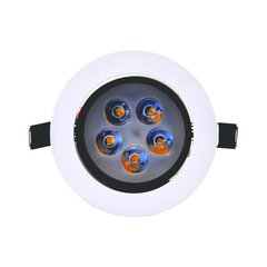 Anda 5W Встраиваемый круглый светильник цена и информация | Монтируемые светильники, светодиодные панели | pigu.lt