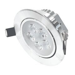 Lens 5W встраиваемый круглый металлический светодиодный светильник цена и информация | Монтируемые светильники, светодиодные панели | pigu.lt