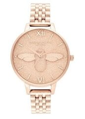 Olivia Burton Glitter Dial 3D Bee женские часы цена и информация | Женские часы | pigu.lt