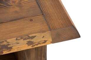 Журнальный столик 001 темно-коричневый цена и информация | MSL wooden furniture Мебель для гостиной | pigu.lt