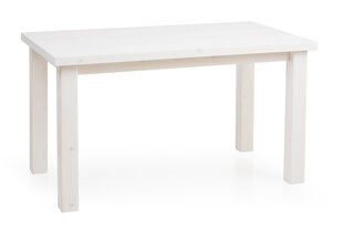 Valgomojo stalas 001 140 x 78 baltas kaina ir informacija | Virtuvės ir valgomojo stalai, staliukai | pigu.lt