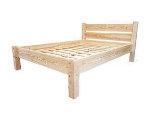 Кровать 006 100х200 натуральная цена и информация | MSL wooden furniture Мебель и домашний интерьер | pigu.lt