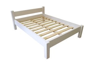 Кровать 001 80х200 белая цена и информация | Кровати | pigu.lt