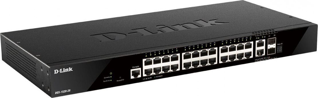 D-Link DGS-1520-28 kaina ir informacija | Komutatoriai (Switch) | pigu.lt