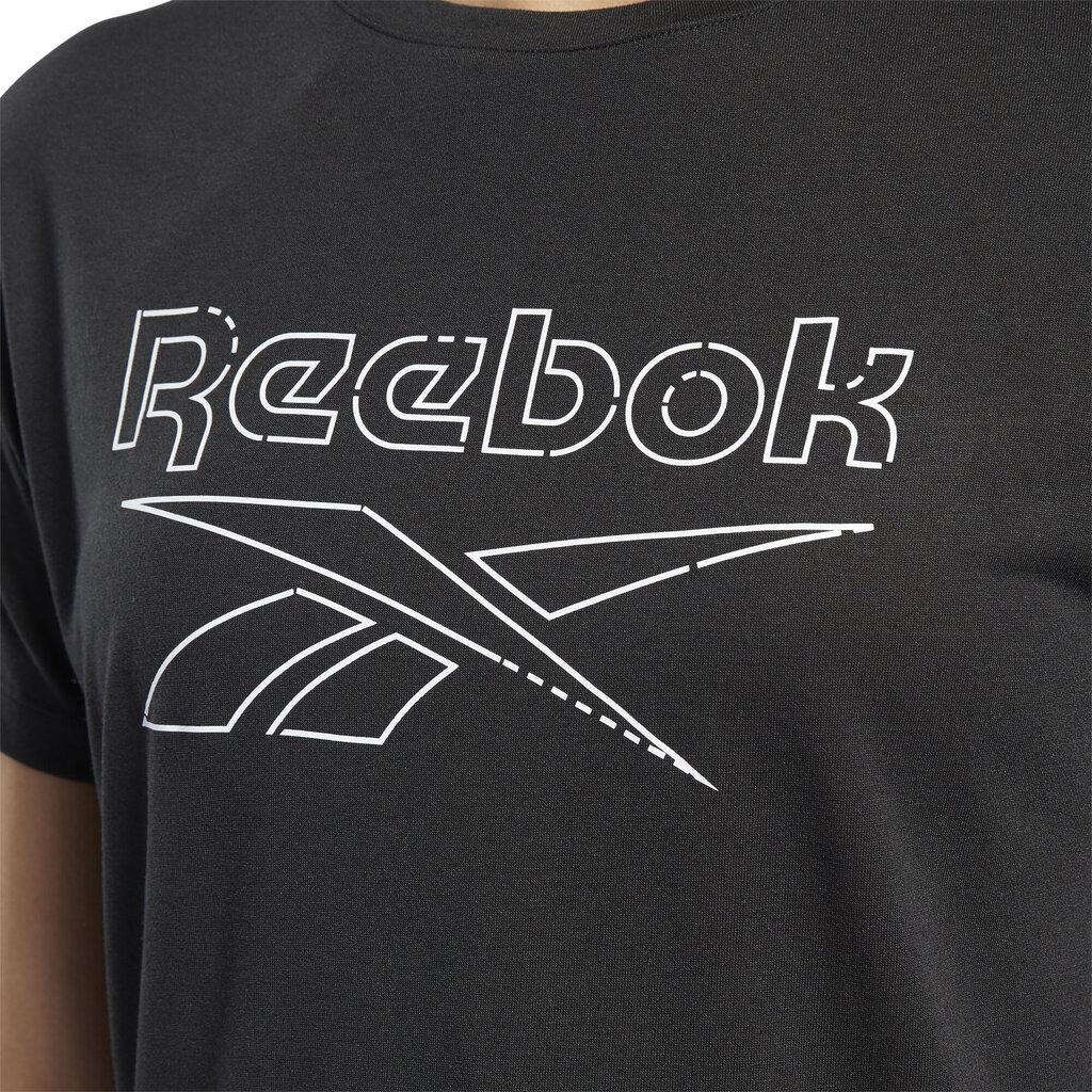 Reebok Palaidinė Moterims Wor Sup Bl Tee Black цена и информация | Marškinėliai moterims | pigu.lt