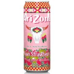 Gaivusis gėrimas "AriZona" Kiwi & Strawberry, 680 ml, kivio ir braškių skonio kaina ir informacija | Gaivieji gėrimai | pigu.lt