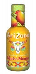 Gaivusis gėrimas "AriZona" Mucho Mango, 500 ml, mangų skonio цена и информация | Прохладительные напитки | pigu.lt