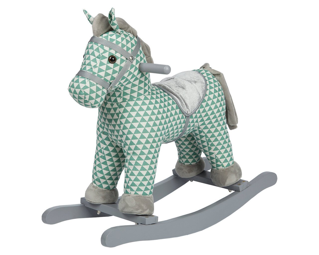Supamas arkliukas su garsais Kikkaboo, žalias kaina ir informacija | Žaislai kūdikiams | pigu.lt