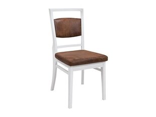 Комплект из 2 стульев BRW Kalio, коричневый / белый цена и информация | Стулья для кухни и столовой | pigu.lt