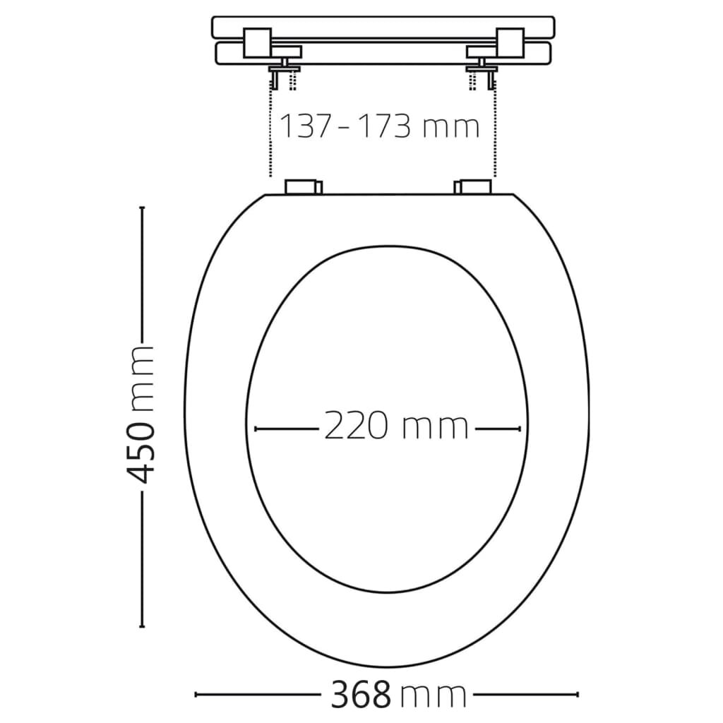 Ridder klozeto sėdynė Premium, balta, soft-close sistema, A0070700 kaina ir informacija | Priedai unitazams, bidė | pigu.lt