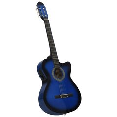 Akustinė gitara su ekvalaizeriu VidaXL цена и информация | Гитары | pigu.lt