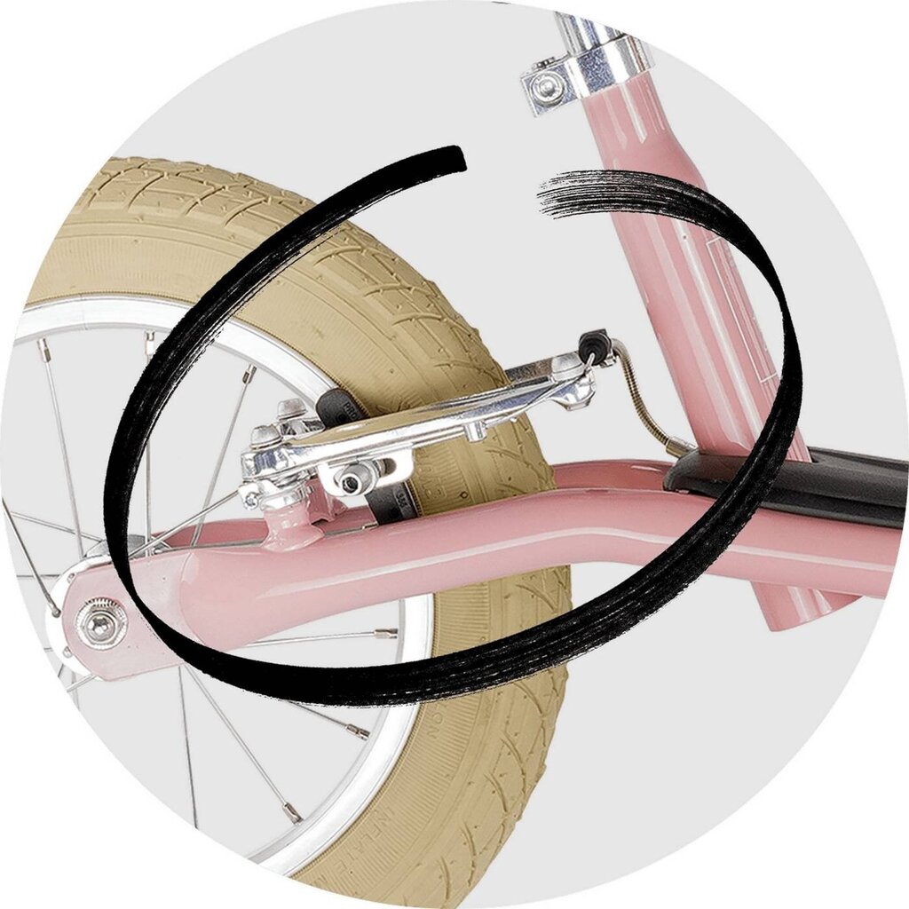 Balansinis dviratukas Puky LR XL Br Classicf, rožinis kaina ir informacija | Balansiniai dviratukai | pigu.lt