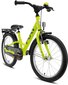 Vaikiškas dviratis PUKY Youke 18" 2021, žalias kaina ir informacija | Dviračiai | pigu.lt