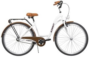 Городской велосипед AZIMUT Classic 28" 2021, белый цена и информация | Велосипеды | pigu.lt
