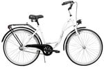 Велосипед AZIMUT City Lux 26” 2021, белый/черный