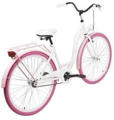Miesto dviratis AZIMUT City Lux 28" 2021, baltas/rožinis цена и информация | Велосипеды | pigu.lt
