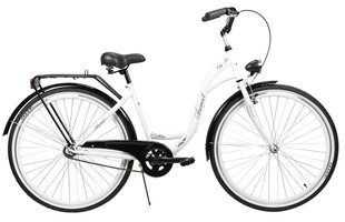 Велосипед городской AZIMUT City Lux 28" 2021, белый/черный цена и информация | Велосипеды | pigu.lt