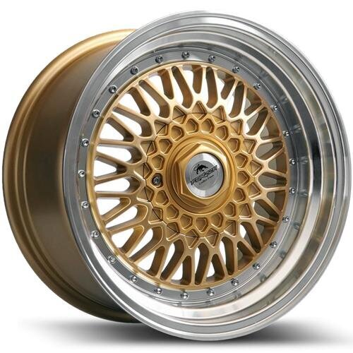 Forzza Malm ET20 Gold/lm 8.0R15 4x100/20 74.1 Casting kaina ir informacija | Ratlankiai | pigu.lt