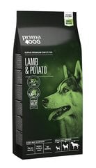 Prima Dog полноценный корм для взрослых собак, баранина- картофель, 12 кг. kaina ir informacija |  Сухой корм для собак | pigu.lt