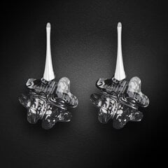 Серебряные серьги «Клевер (Silver Night)» с кристаллами Swarovski™ цена и информация | Серьги | pigu.lt