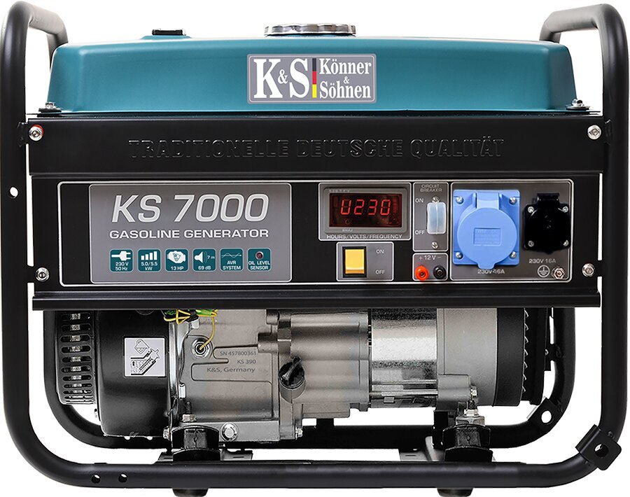 Generatorius Konner&Sohnen KS7000 kaina ir informacija | Elektros generatoriai | pigu.lt