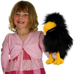 Pliušinis žaislas varna The Puppet Company PC004203 Crow 30cm. Baby Birds kaina ir informacija | Minkšti (pliušiniai) žaislai | pigu.lt